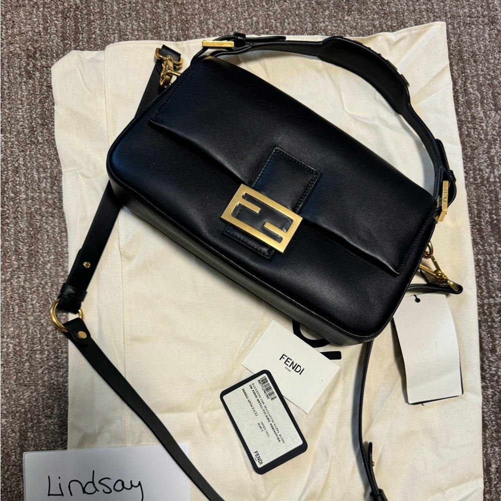 NEW FENDI Napa Friends of Fendi Baguette